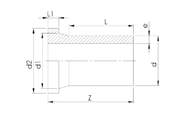 TULJAK ZA PRIRUBNICU PE100